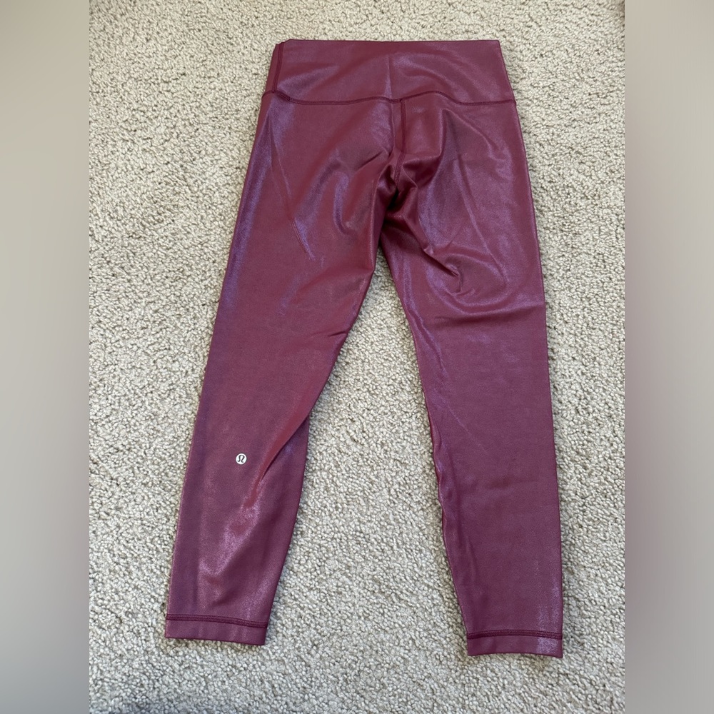 Lululemon foil leggings